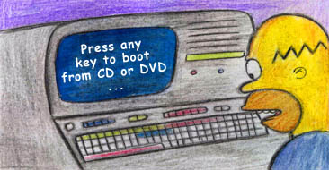 Как убрать Press any key to boot from CD or DVD